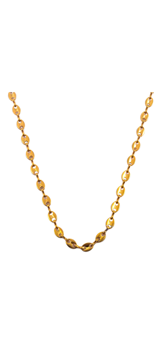 Gold Disc link Chain