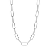 Silver Elongated Chain