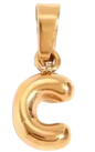 Puffy Letter Charm