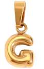 Puffy Letter Charm