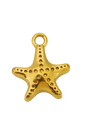 Gold Starfish Charm