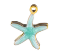 Little Aqua Starfish charm