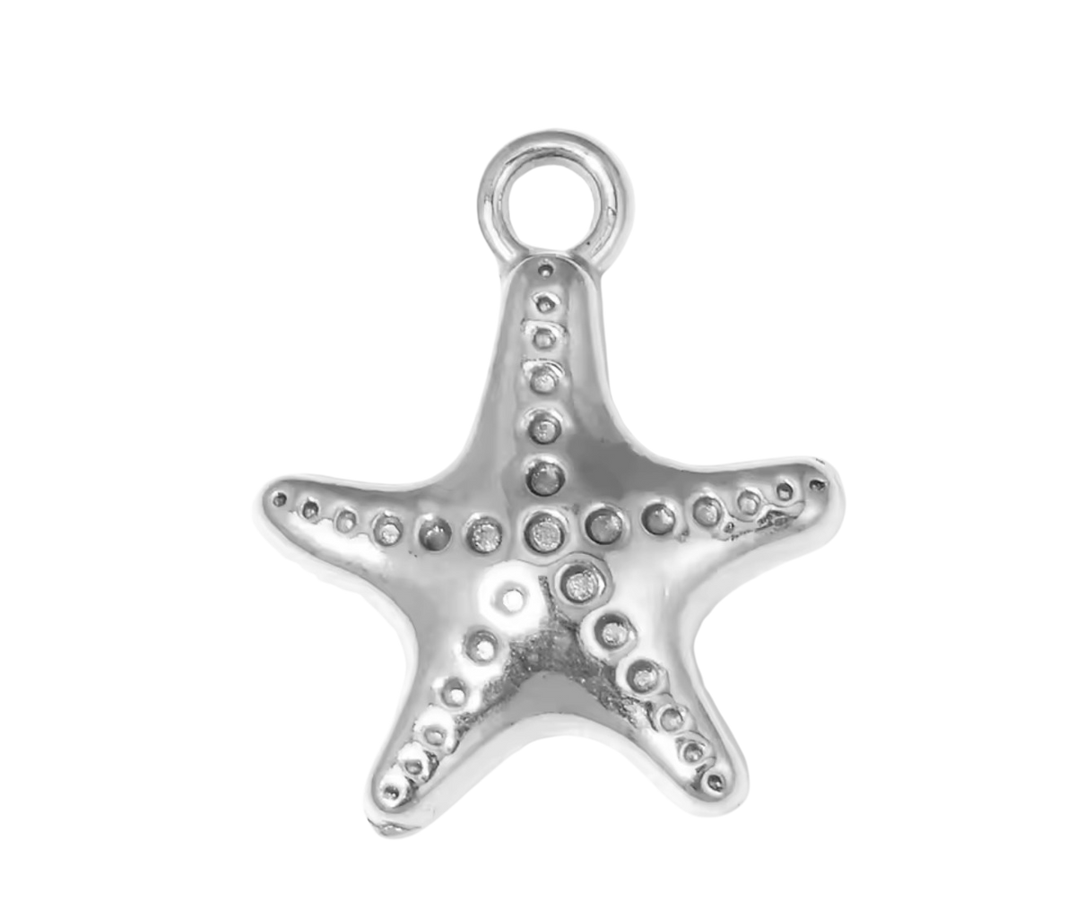Silver Big Starfish