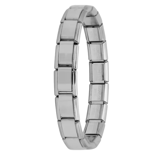 Italian Charm Base Bracelet – Stainless Steel (9mm)