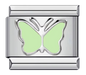 Mint Butterfly – Italian Bracelet Charm