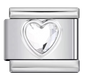 Crystal Heart – Italian Bracelet Charm