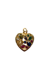 Colorful Love Heart Charm
