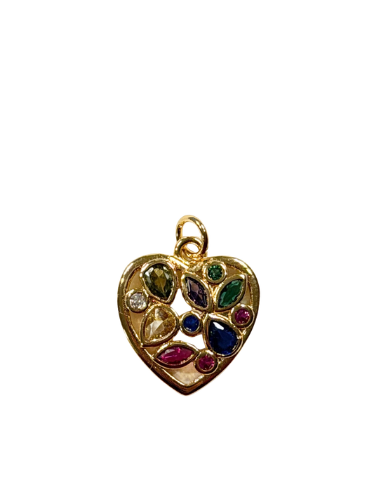 Prism Love Heart Charm
