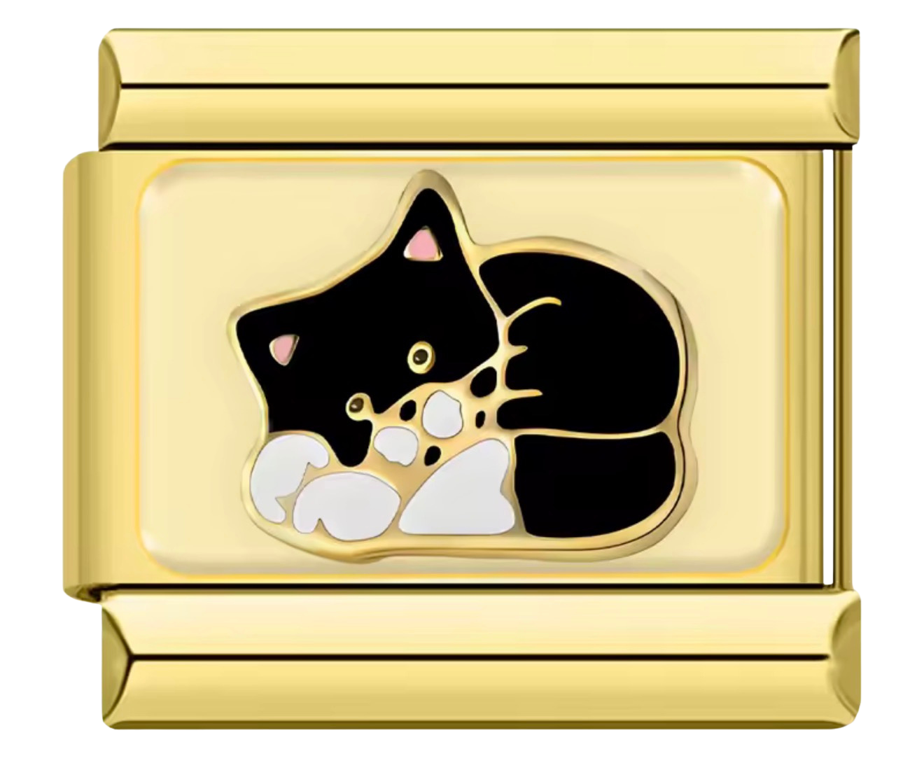 Midnight Whiskers Cat Charm