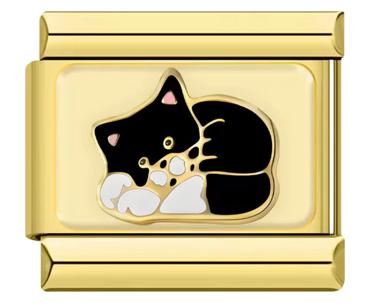 Midnight Whiskers Cat Charm